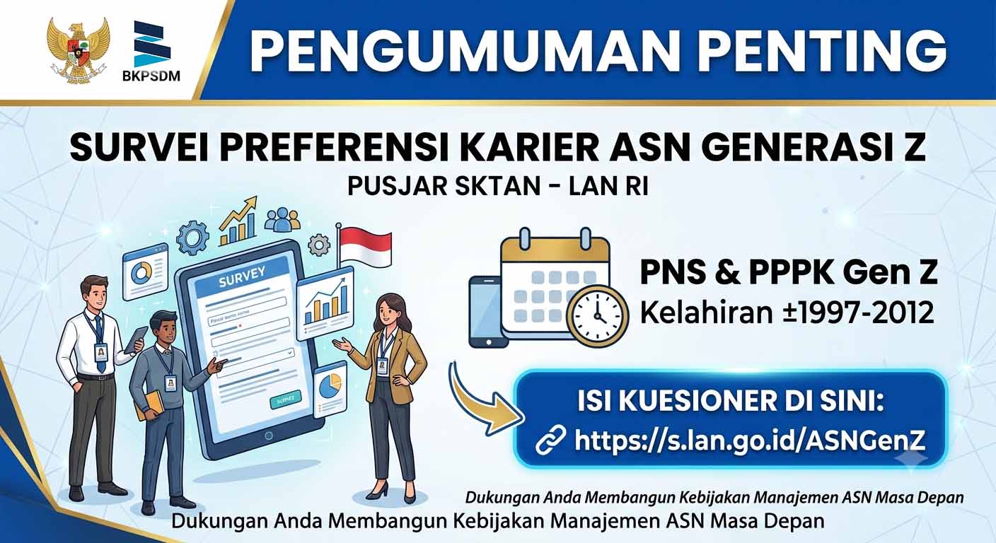 Survei Preferensi Karier ASN Generasi Z: Mengembangkan Masa Depan Manajemen Talenta LAN RI