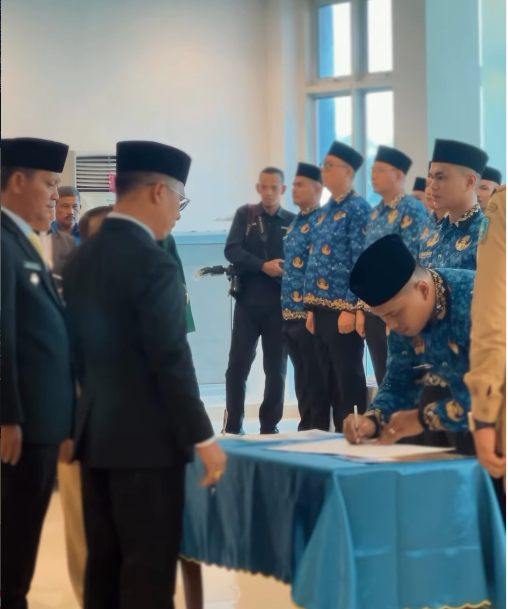 Pengambilan Sumpah CPNS Menjadi PNS dan Pengukuhan Jabatan Fungsional di Lingkungan Pemkab Kepulauan Anambas Tahun 2026